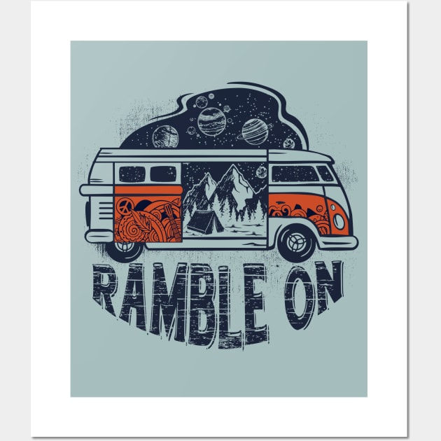 Ramble On Wall Art by RepubliRock